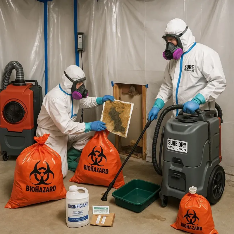 Contaminated Water Handling Protocols process in Broad Creek, NC